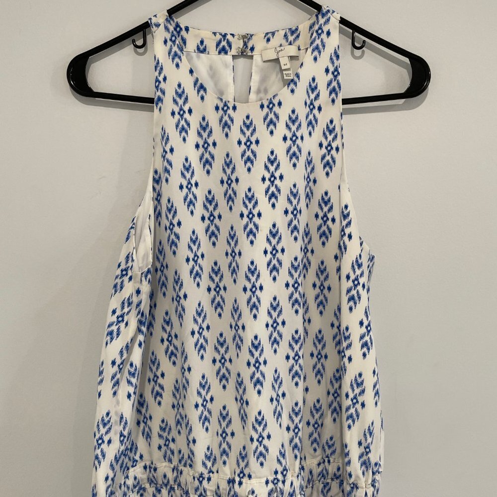 Joie Blue and White Ikat Sundress Size M - Picture 4 of 15
